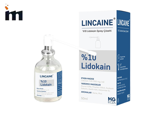Lincaine %10 Sprey (50 mL Şişe)