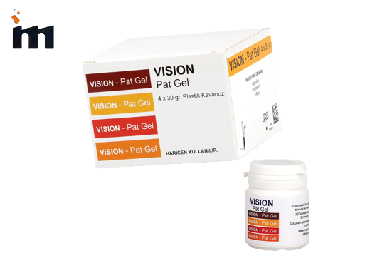 Vision Pat Jel % 20 Benzokain (Muz Aromalı - 4'lü Kutu)